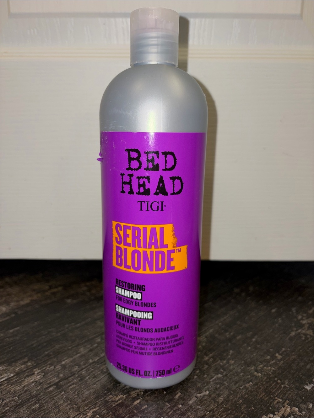 Bed Head Serial Blonde Shampoo - Purple & Yellow Bottle
